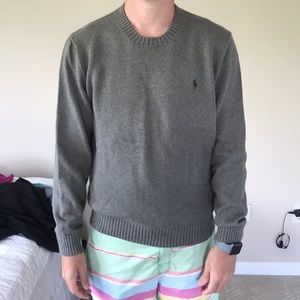 🐎POLO RALPH LAUREN Gray crew neck